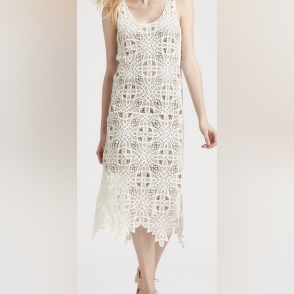 NWOT Lace Dress with Flesh color Liner - Picture 4 of 9